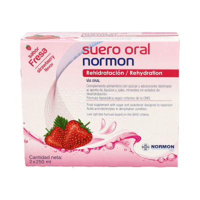 Normon suero oral fresa...