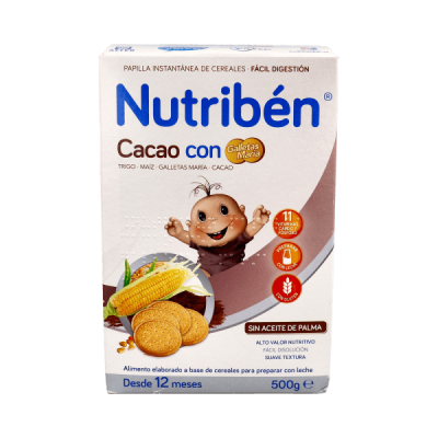 Nutribén cacao con galletas...