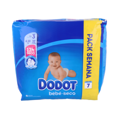 Dodot pañal T/3 5-10kg 32unds