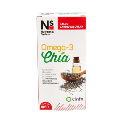 Ns Omega-3 Chia 60 Caps