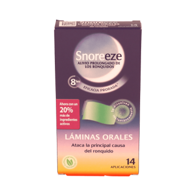 Snoreeze Láminas Orales 14uds
