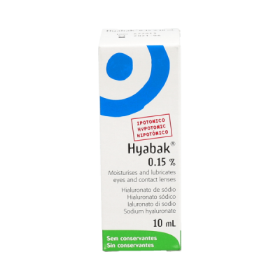 Hyabak 0.15% Solución 10ml