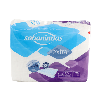 Sabanindas 80cmx180cm 20uds