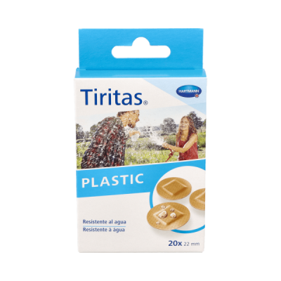 Tiritas plástico redondas...