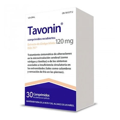 TAVONIN 120 MG 30...