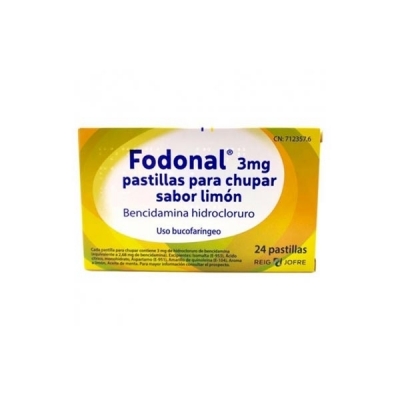 FODONAL 3MG, 24 PASTILLAS...