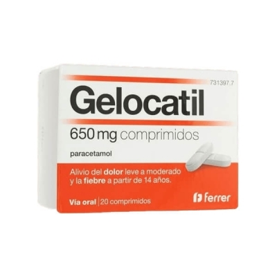 GELOCATIL 650MG, 20...